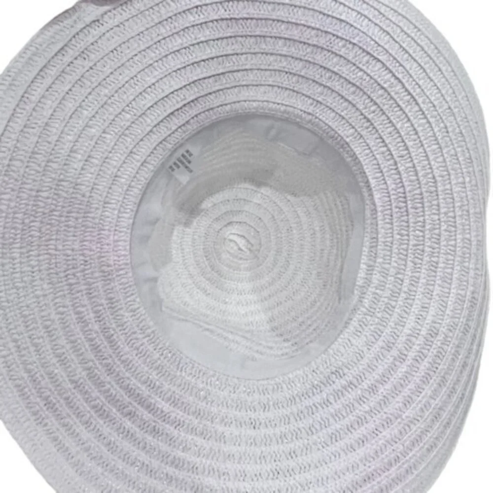 Womens Floppy Sun Hat Wide Brim White Pastel Colors Beach Vacation‎ Pool Travel